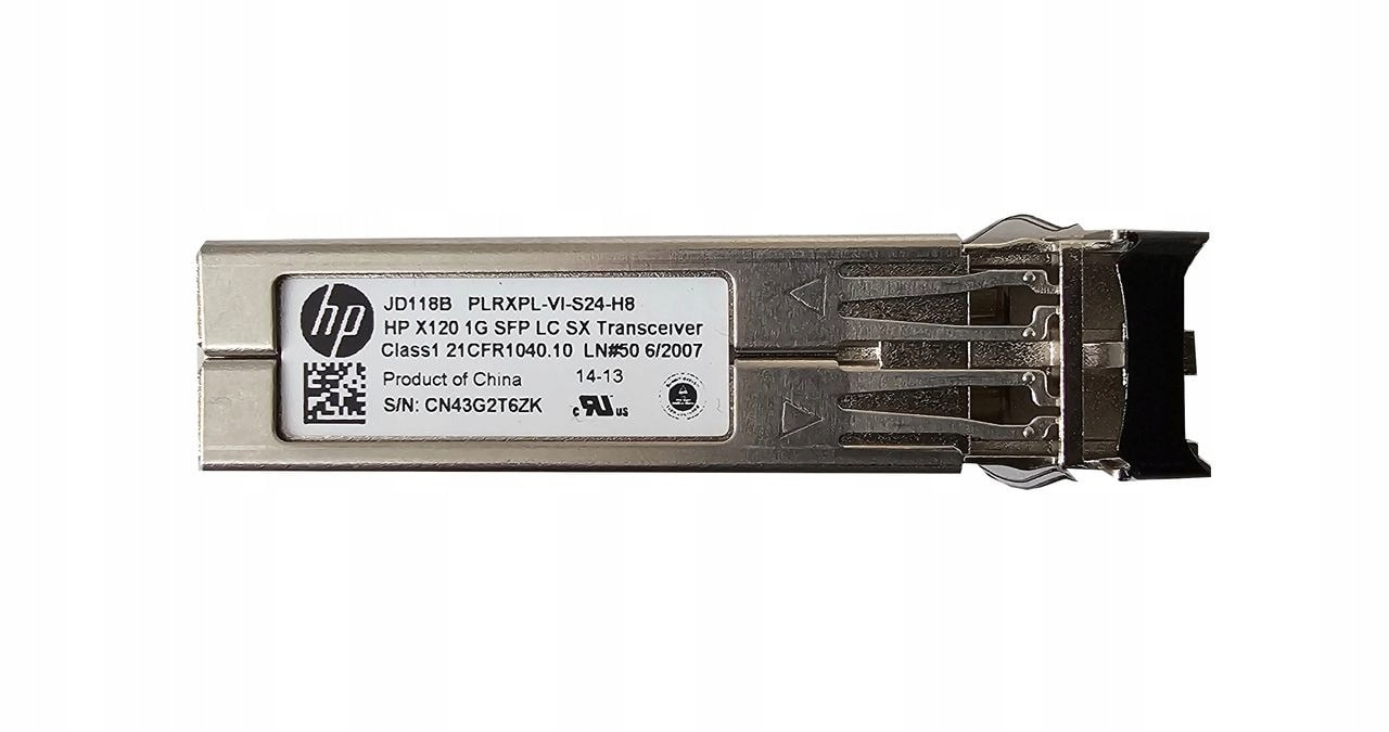 Hewlett Packard Enterprise X120 1G SFP LC SX - network transceiver module