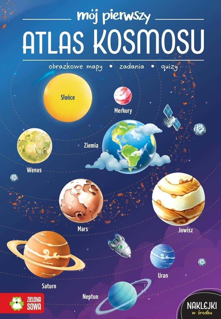 Zielona Sowa My First Space Atlas - discover the universe!