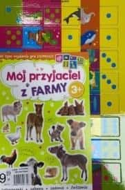 O-press My friend from the farm + domino - educational booklet for children