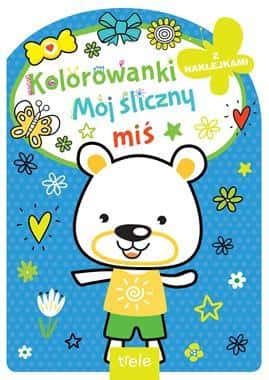 Trele Coloring book with die-cut My cute bear - ideal for little artists