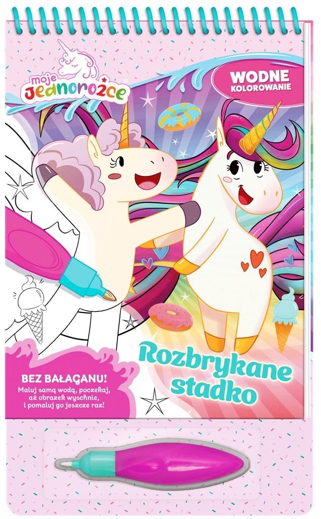 Media Service Zawada Playful Herd. My Unicorns. Water Coloring