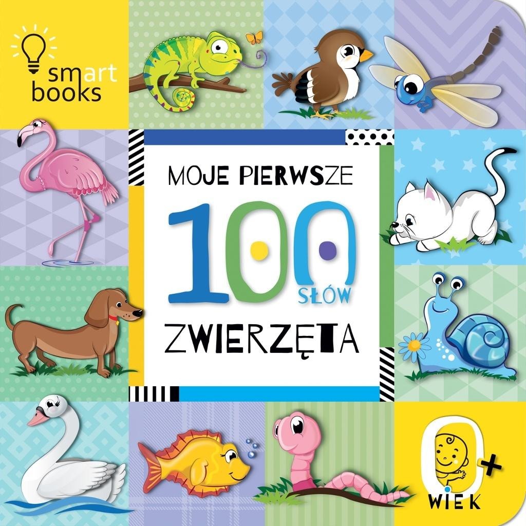 Smart Books My first 100 words Animals - educational book for children