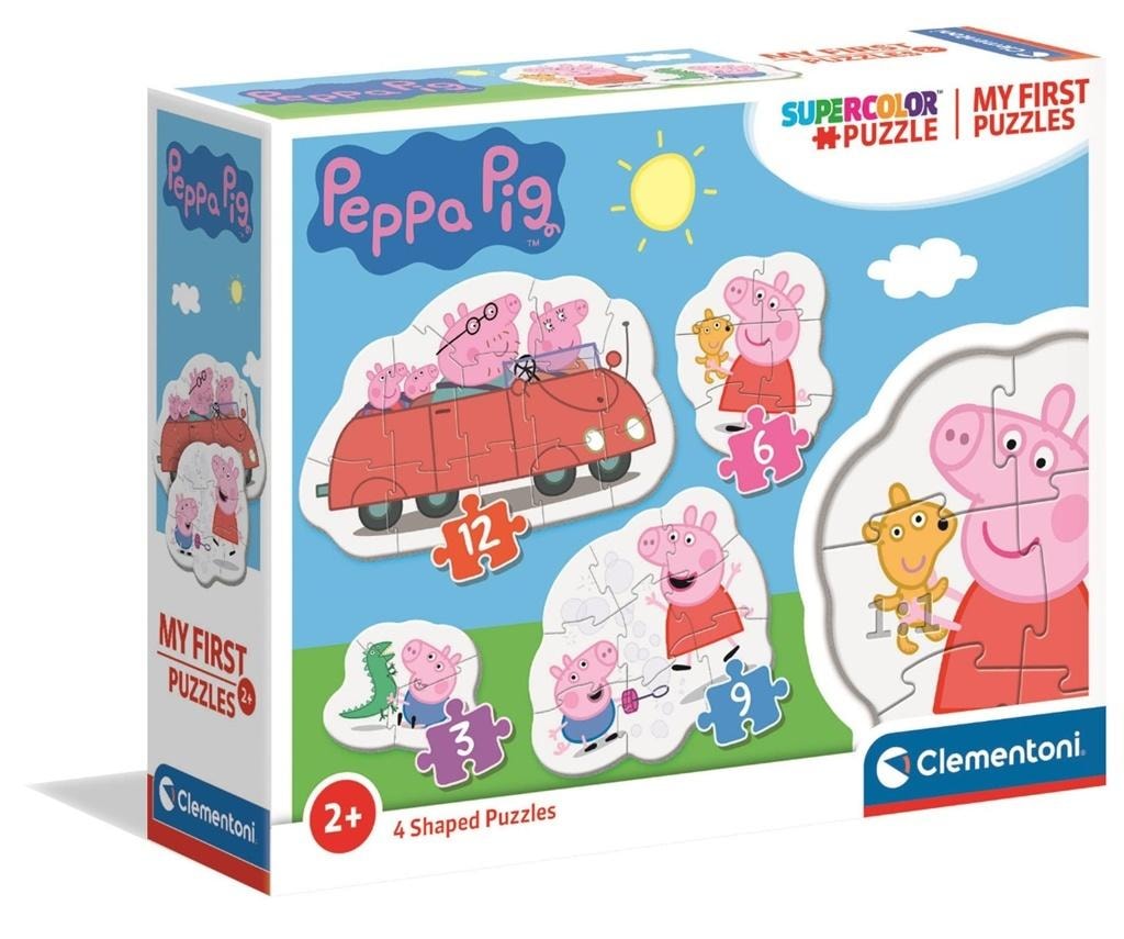 Peppa Pig Puzzle 4in1 Clementoni - Educational puzzle for children