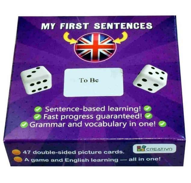 Creativo - Picture cards for learning English - verb 'to be'