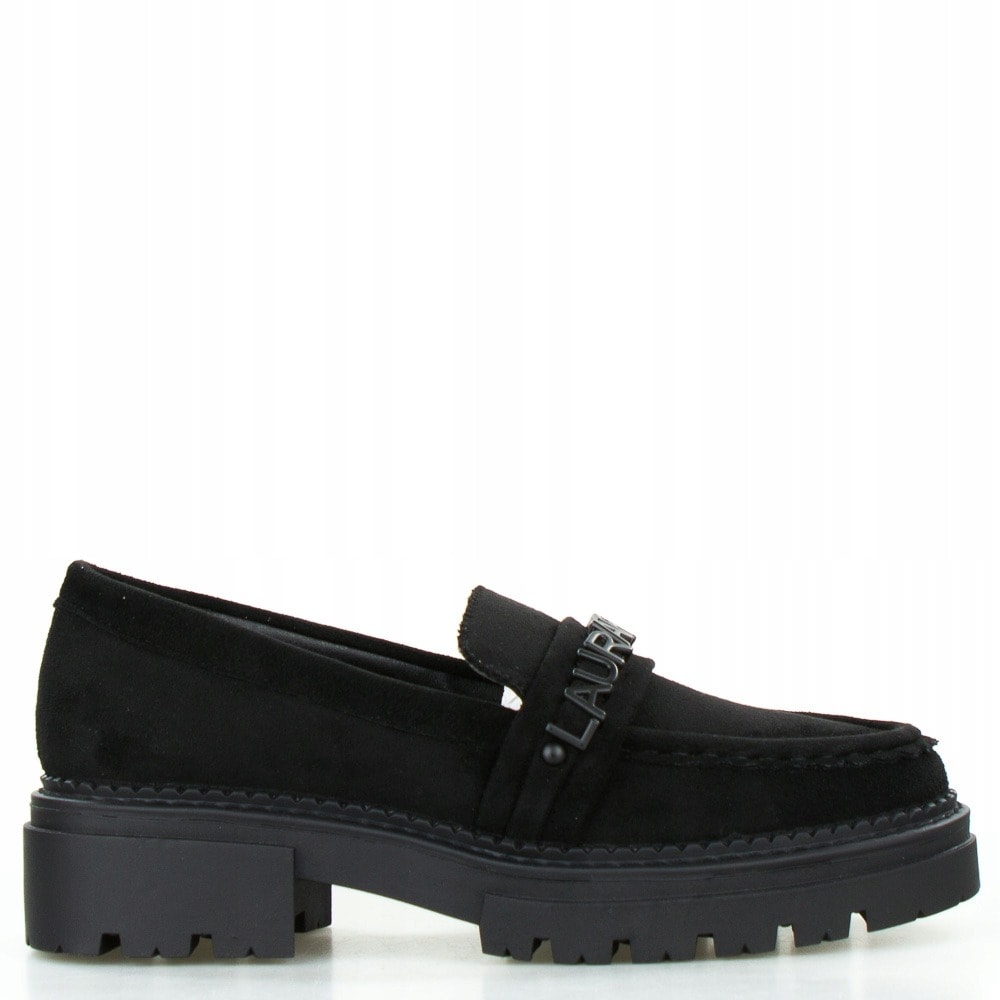Women's moccasins D.MAT.302 black - comfortable and stylish