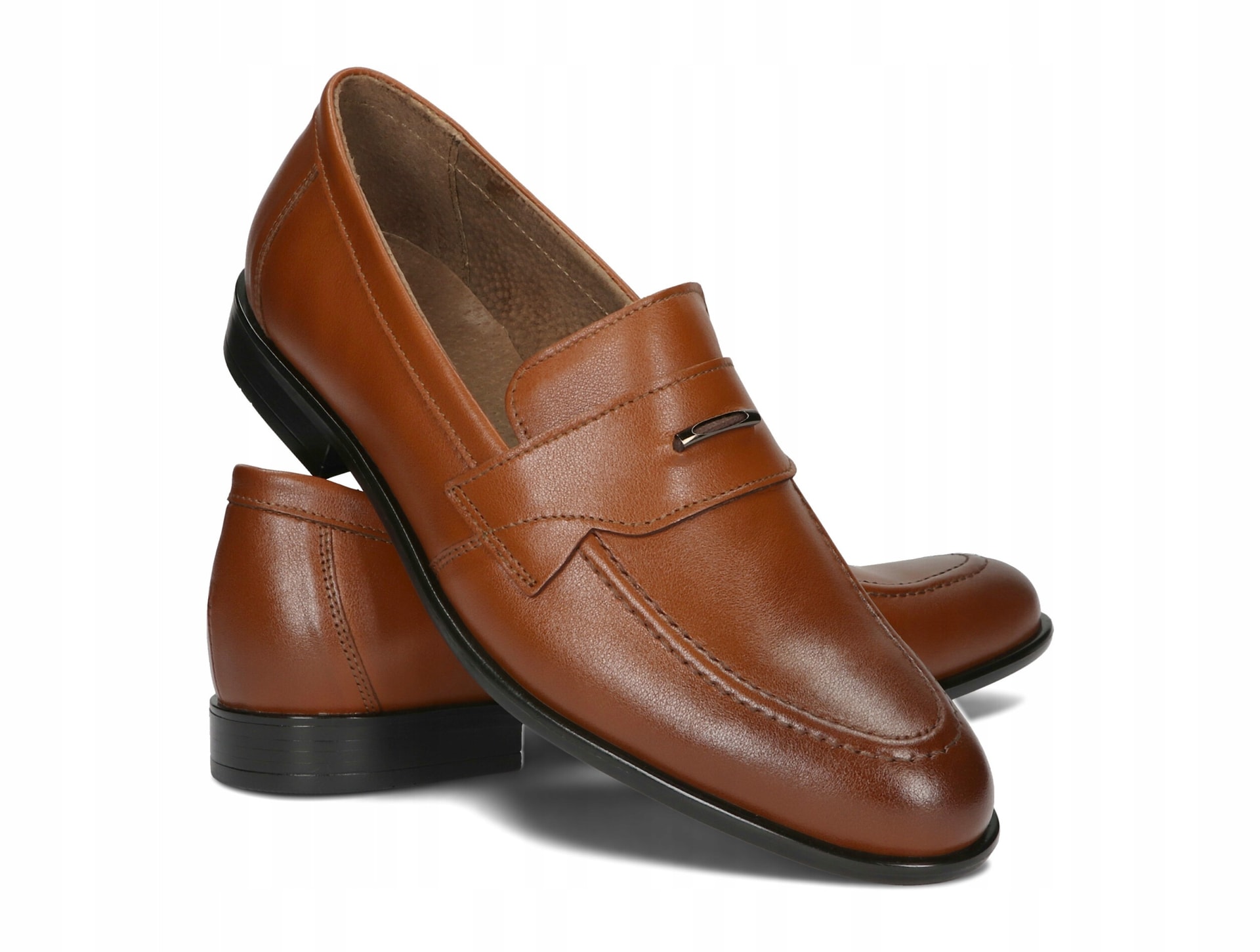 Sokolski Men's Moccasins M. 42 brown - comfortable and stylish