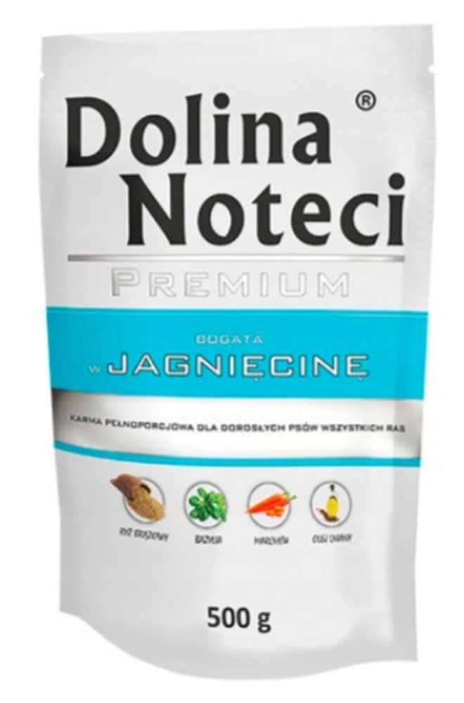 DOLINA NOTECI Premium rich in lamb - wet dog food 500 g
