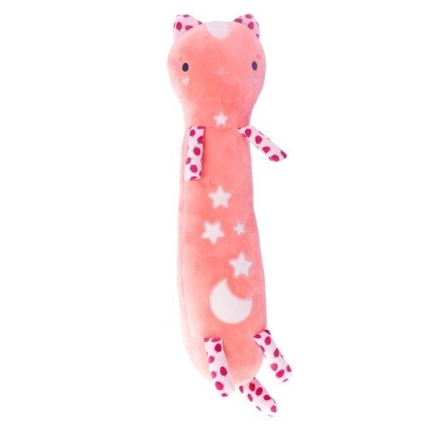 Momomi Plush Cat 60cm Dark Pink - perfect for cuddling