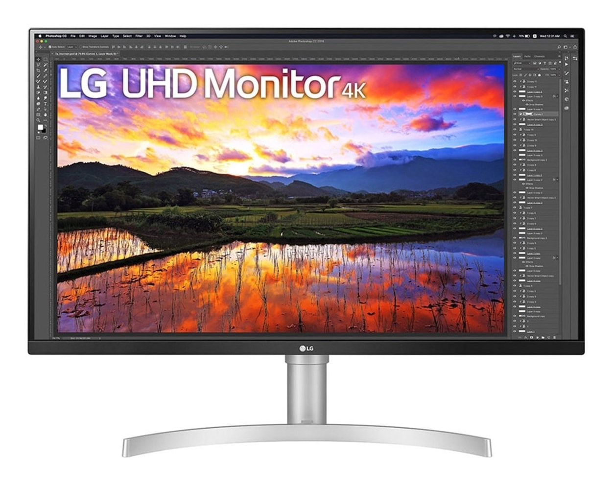 LG Monitor 32UN650K-W - 32 inch UHD IPS HDR10