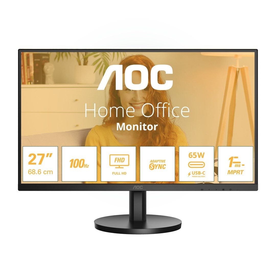 AOC LED Monitor 27" 27B3CA2 100Hz - perfect for gaming and work