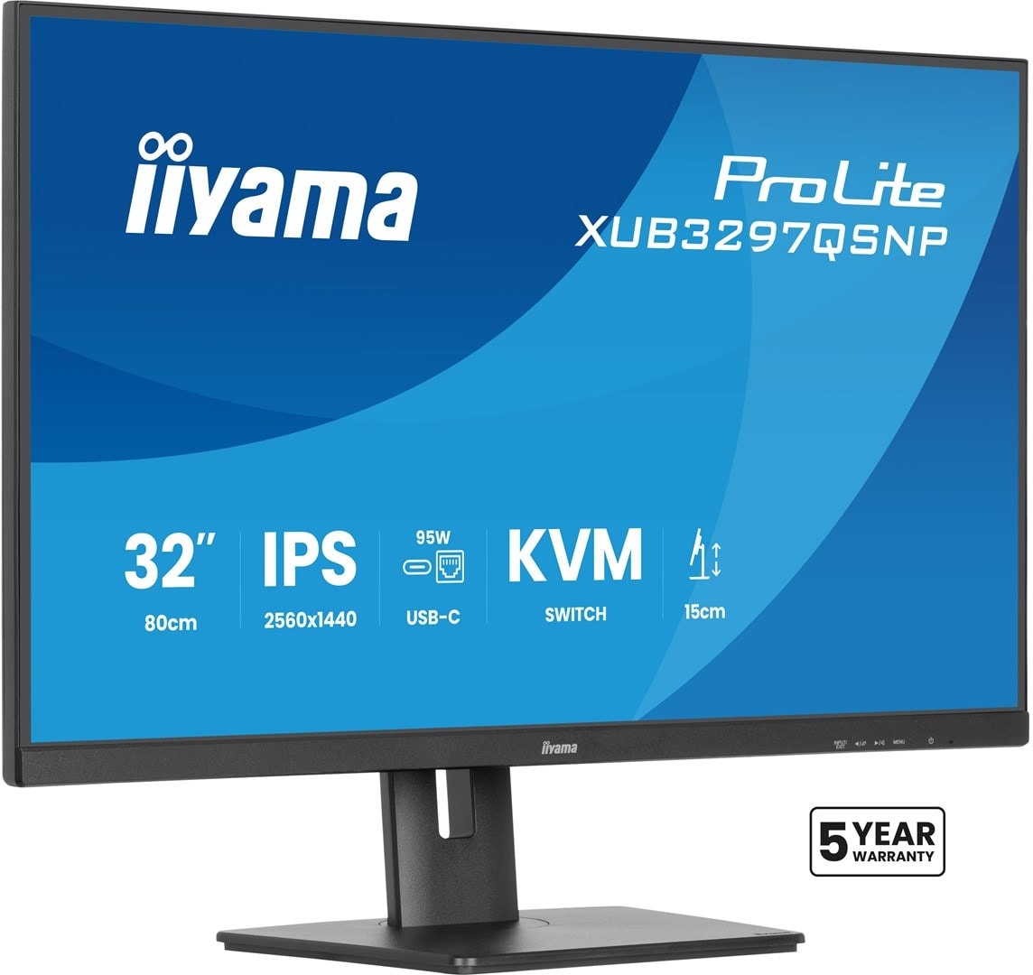 IIYAMA Monitor 32" XUB3297QSNP-B1 - Ideal for work and play