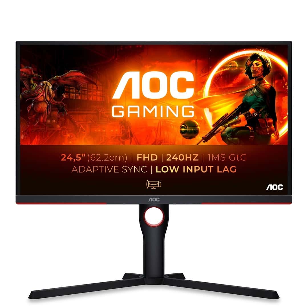 AOC LED Monitor 24.5" 25G3ZM/BK 240Hz - perfect for gaming