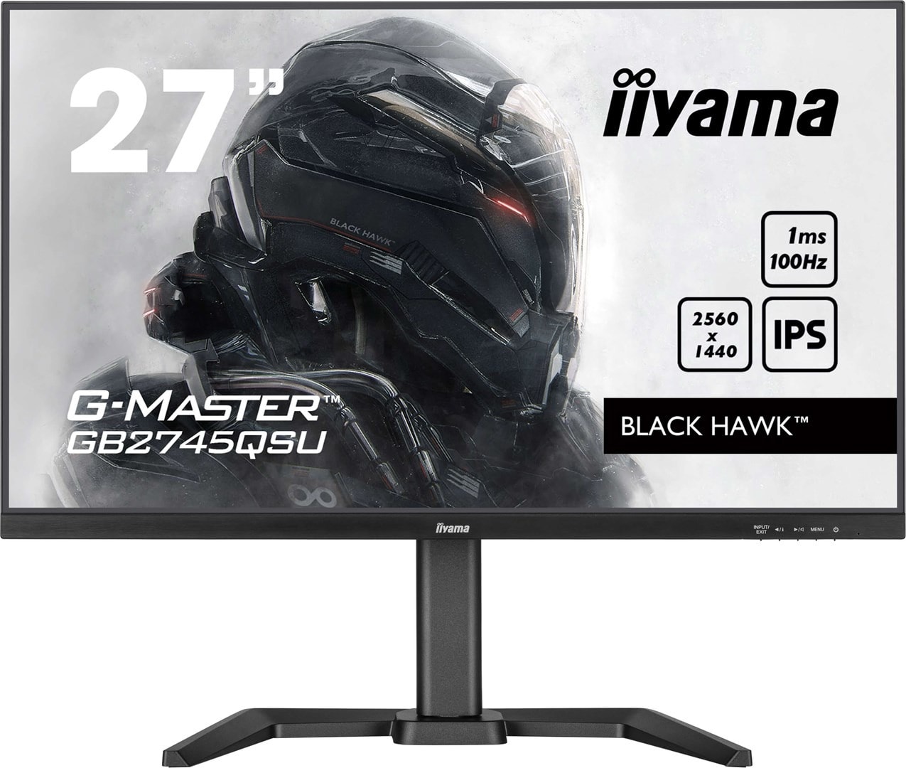IIYAMA LED Monitor 27" GB2745QSU-B2 - Quad HD IPS 75Hz
