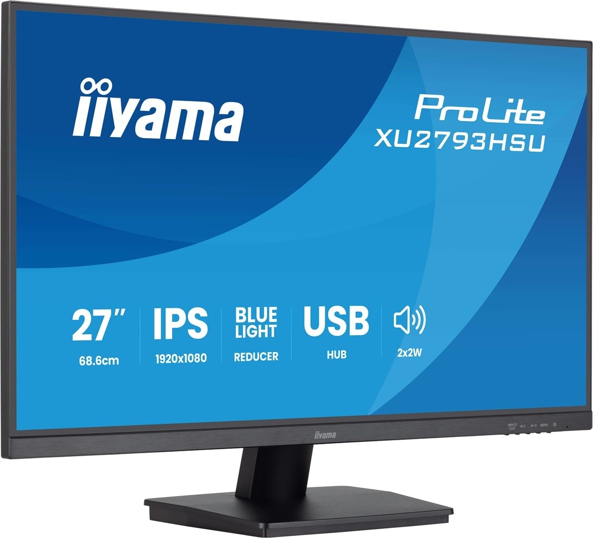 IIYAMA XU2793HSU-B7 LED Monitor 27 inch IPS Full HD