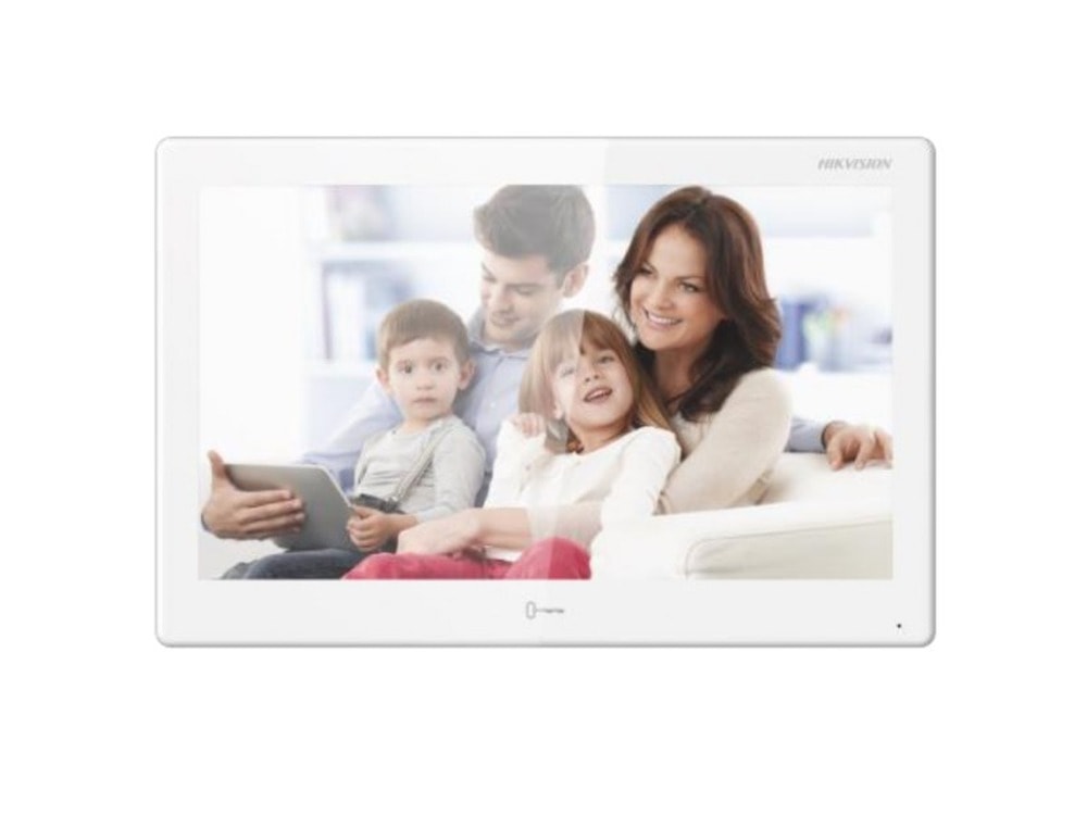 HIKVISION Video Intercom Monitor DS-KH9510-WTE1(B) - 7 inch Touchscreen