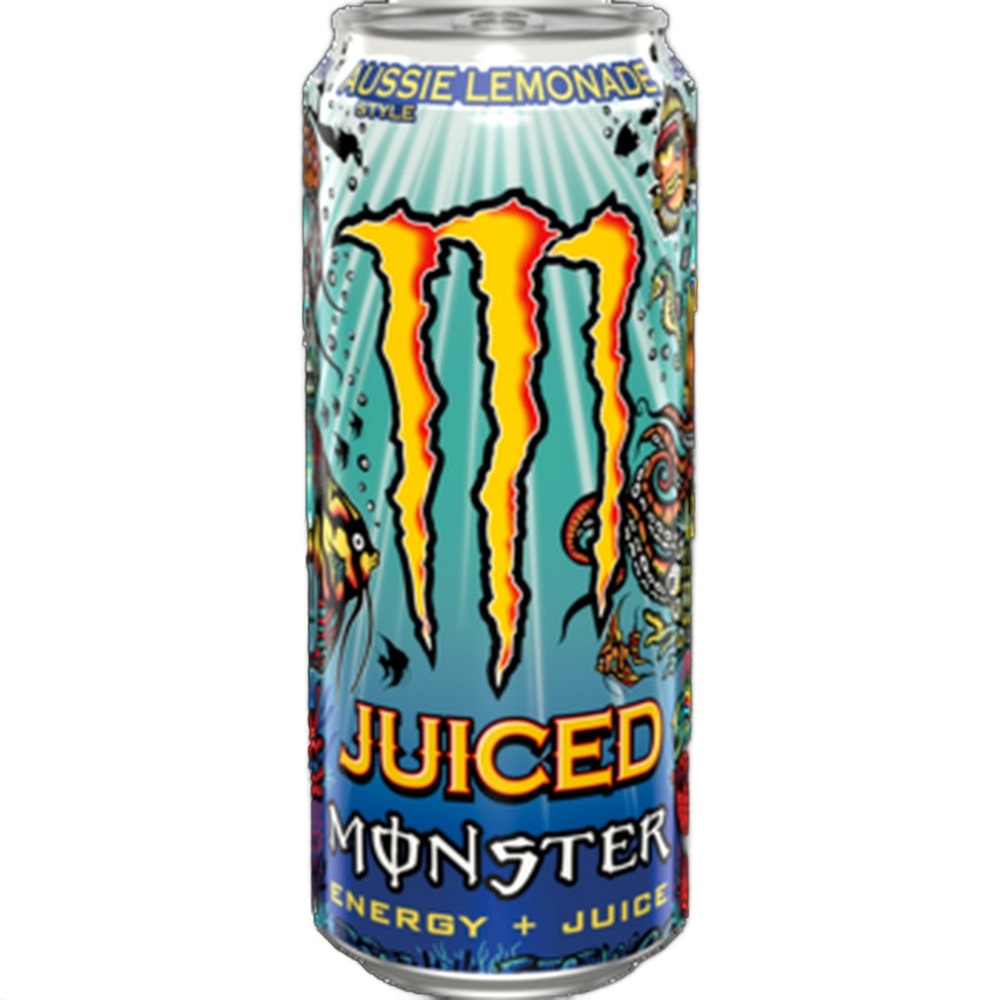 Monster Aussie Style Lemonade - Refreshing energy drink 500 ml