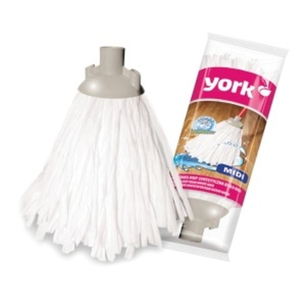 YORK Synthetic mop white MIDI - ideal for daily cleaning