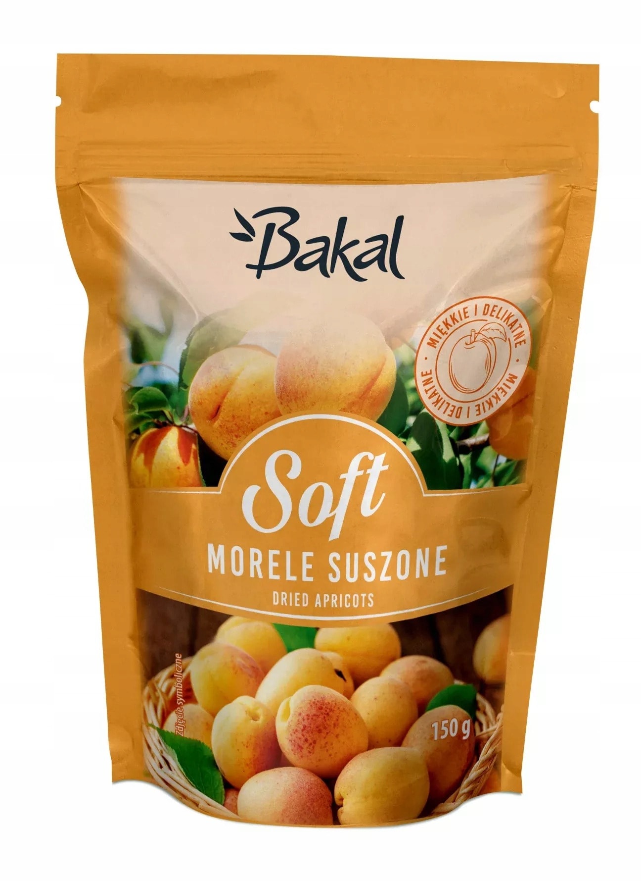 Bakal Natural Apricots 600g - dried apricots without pits, perfect for a snack