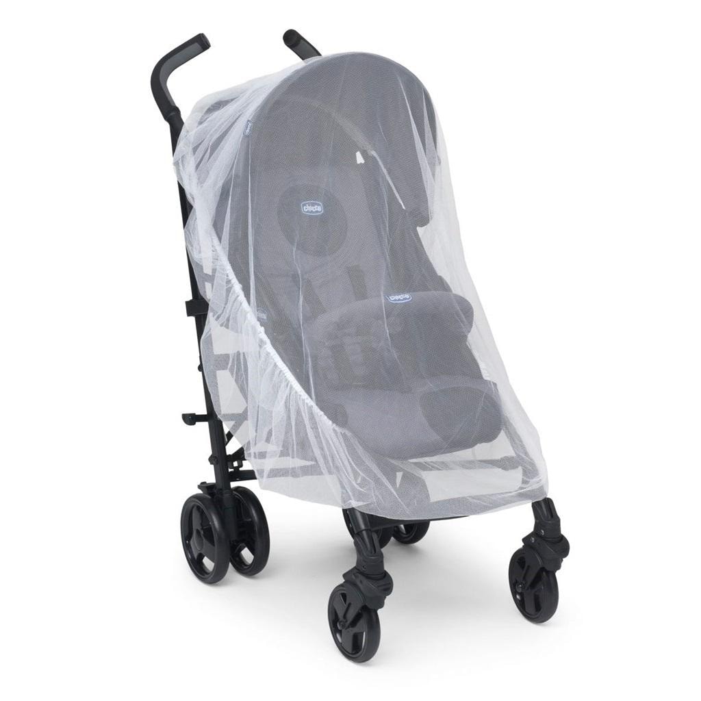 Stroller mosquito net - white insect protection