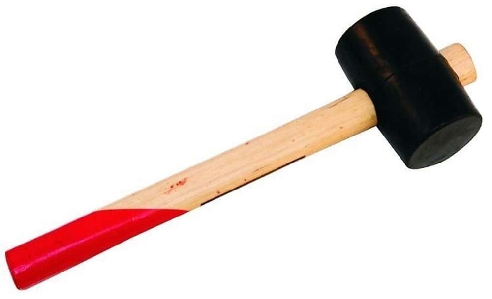 Rubber hammer for sheet metal work 55 mm - essential in every workshop