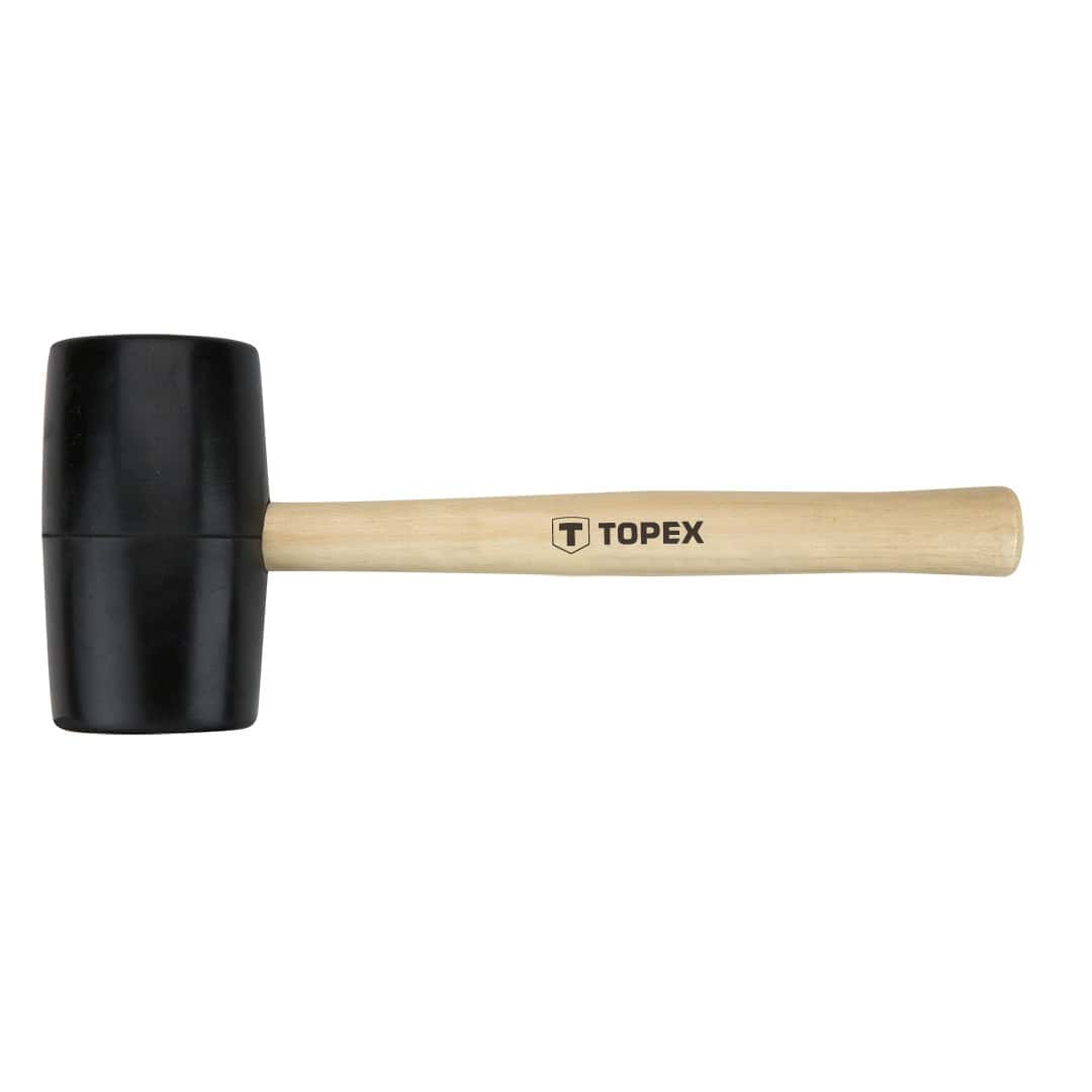 Topex Rubber mallet 63 mm - ideal for finishing works