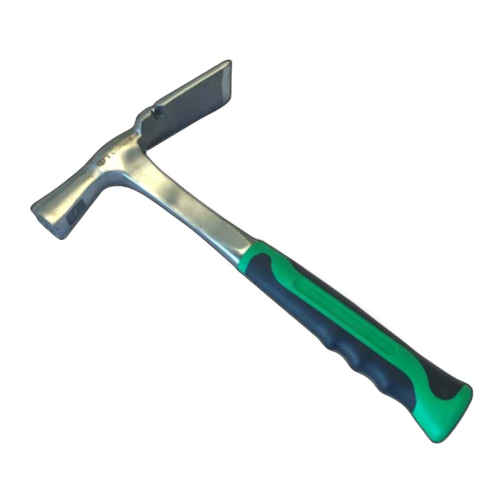 Brick hammer Berlin MONOBLOCK forged with rubber handle 960g - robust and reliable