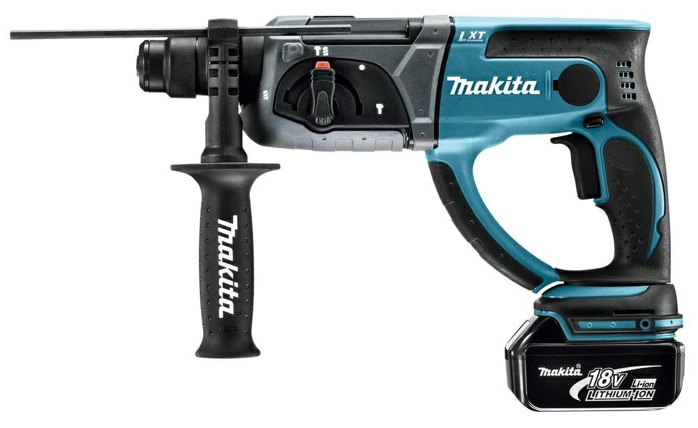 Makita DHR202RTE3 18V Cordless Rotary Hammer Drill with 3 Batteries and Accessories