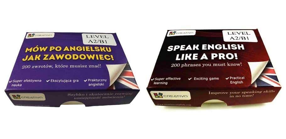 Creativo Speak English like a pro A2/B1 - perfect for language learning