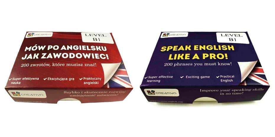 Creativo Speak English Like a Pro B1 - English Language Learning Cards