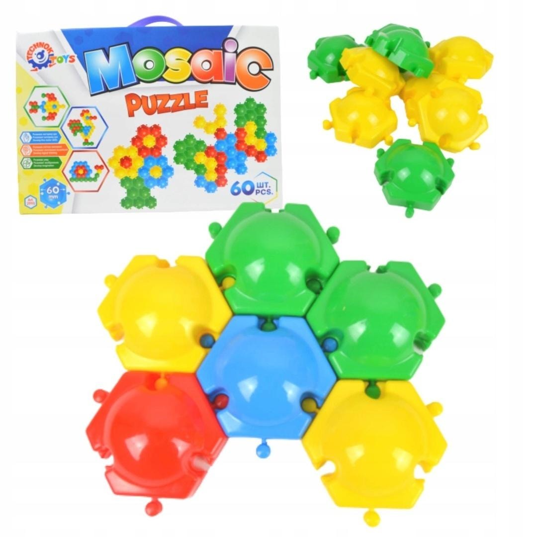 Educational Mosaic 60 Pieces - Developing fun for your child