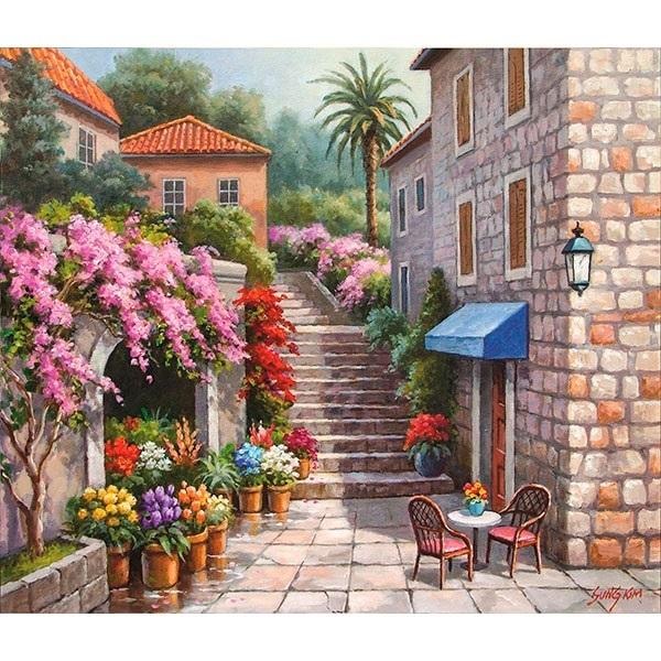 5D Diamond Mosaic - Landscape 40x30cm - Create your own masterpiece