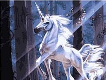 Diamond Mosaic Unicorn 40x50 cm - for gluing for everyone