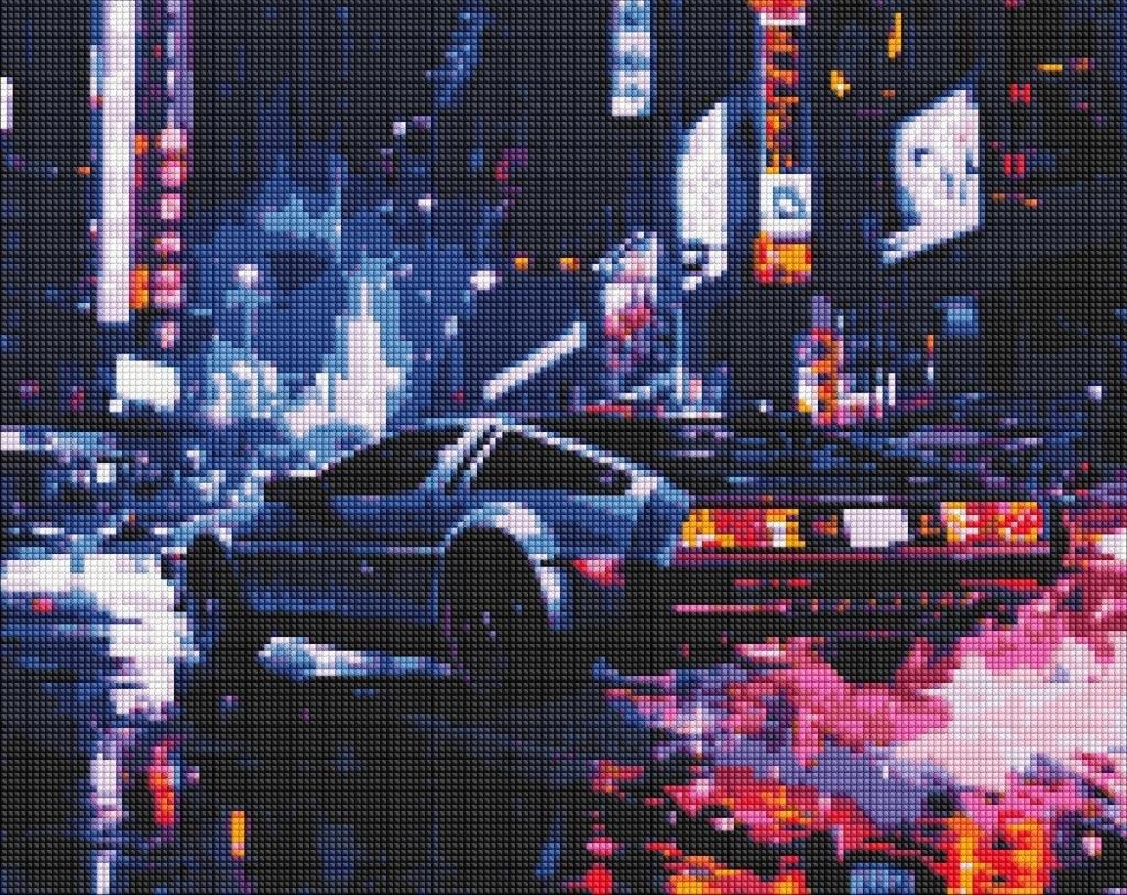 Ideyka Diamond Mosaic - Night Journey 40x50cm - Create your own masterpiece