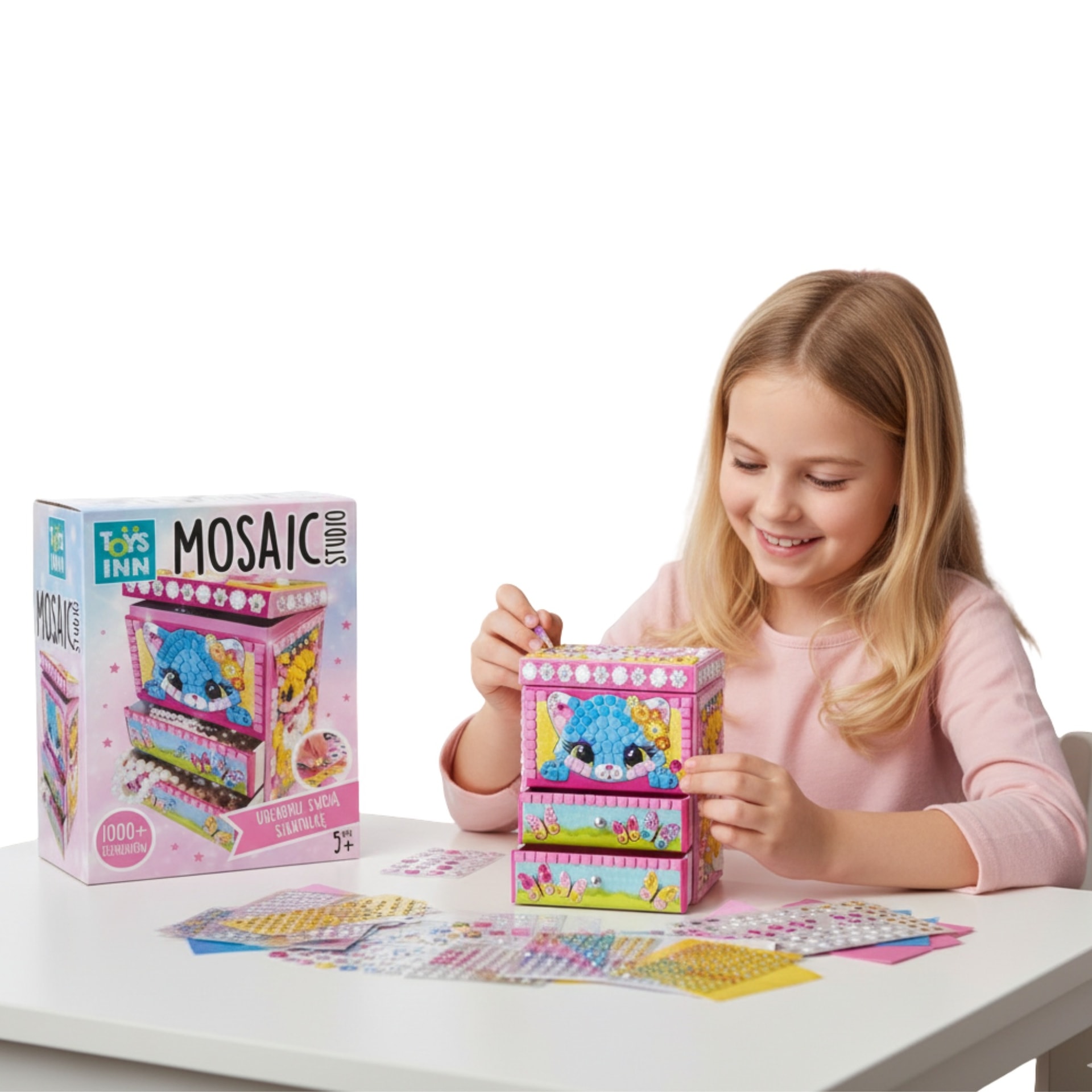 Bead mosaic Butterfly - creative set for creating 3D pictures