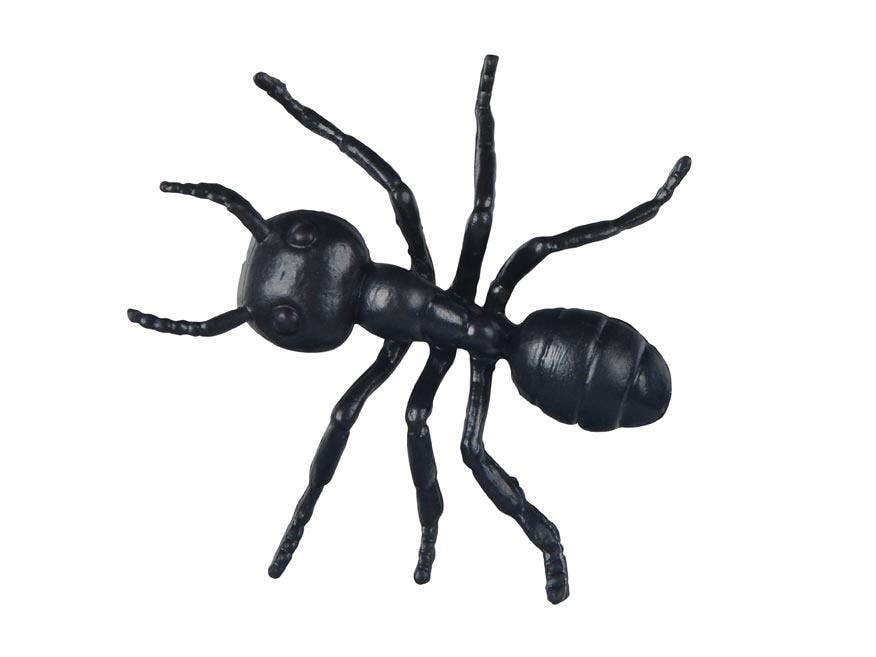 Plastic Ant 5cm black 12pcs - ideal for play and decoration