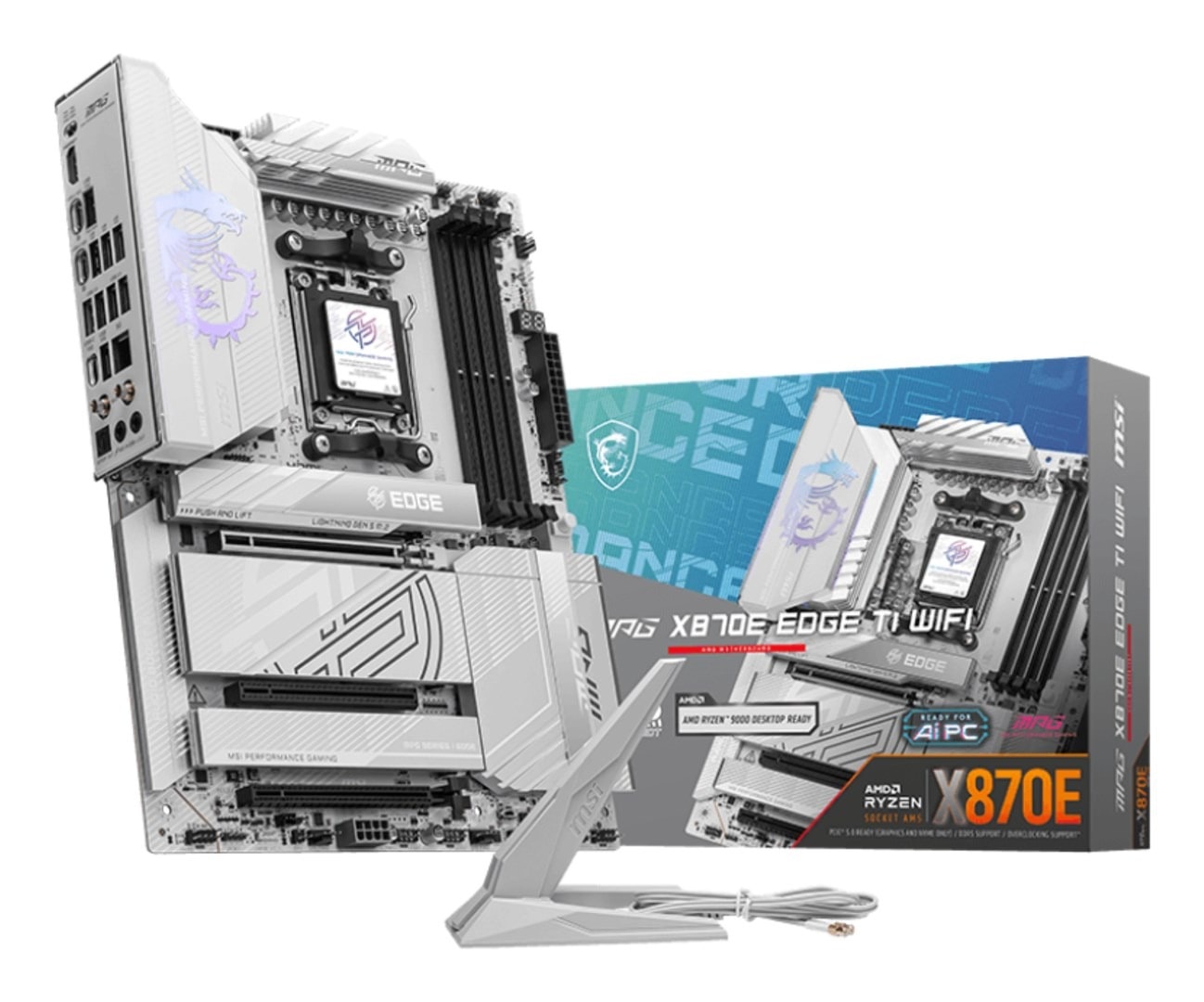 MSI MPG X870E EDGE TI WIFI - AMD X870E Motherboard Socket AM5 ATX