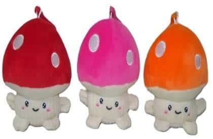 Decorative toadstool 9 cm - color mix - perfect decoration
