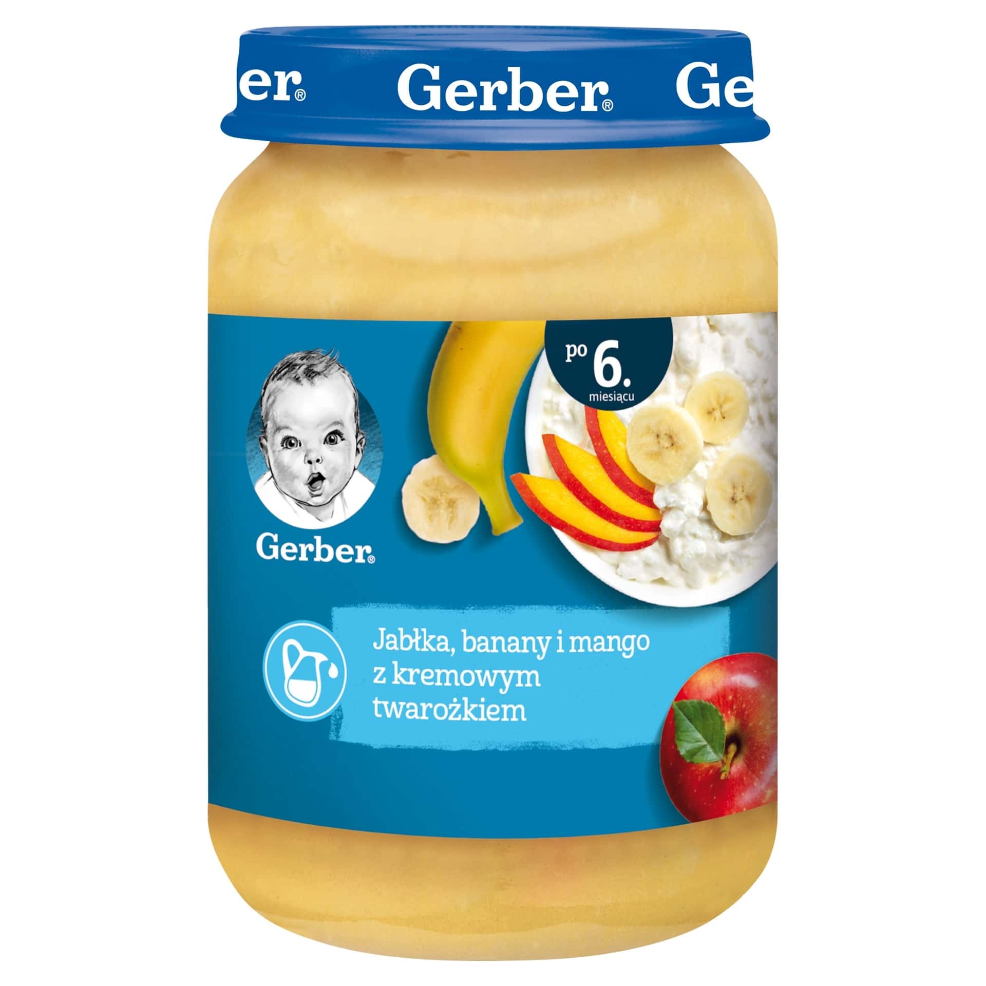 Gerber Puree Apple Banana Mango Cottage Cheese - a delicious and healthy meal for your child