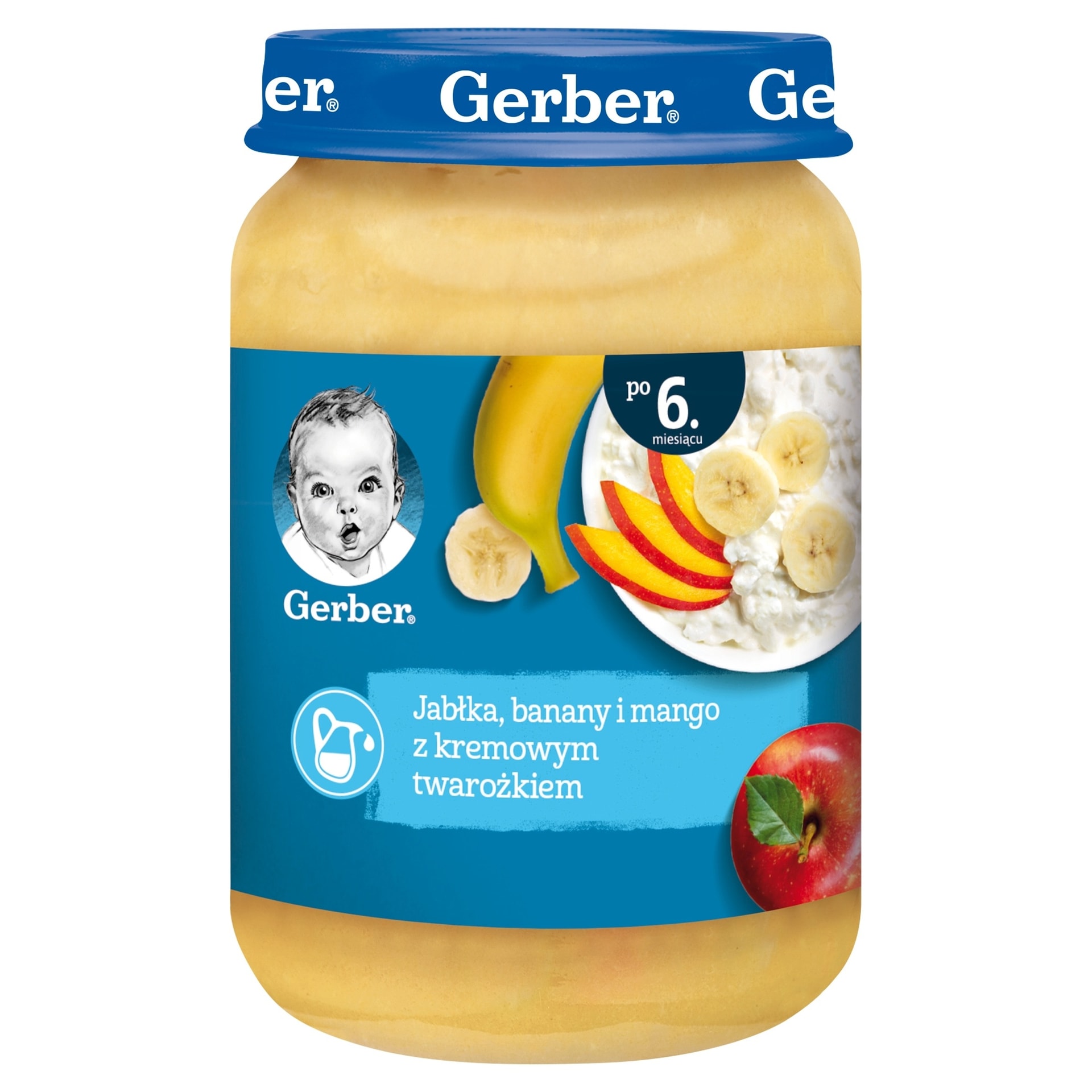 Gerber Puree Apple Banana Mango Cottage Cheese - a delicious and healthy meal for your child