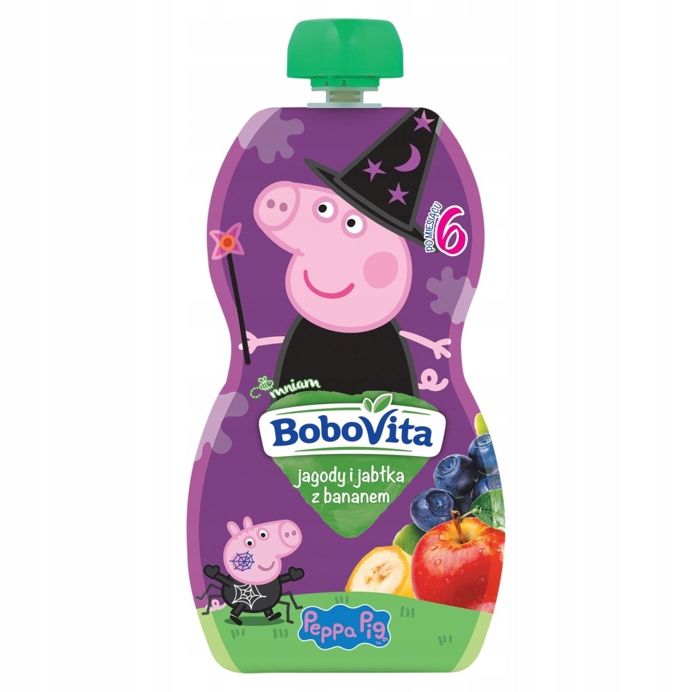 BV.MUS Fruit puree Blueberry Apple Banana for children - healthy snack