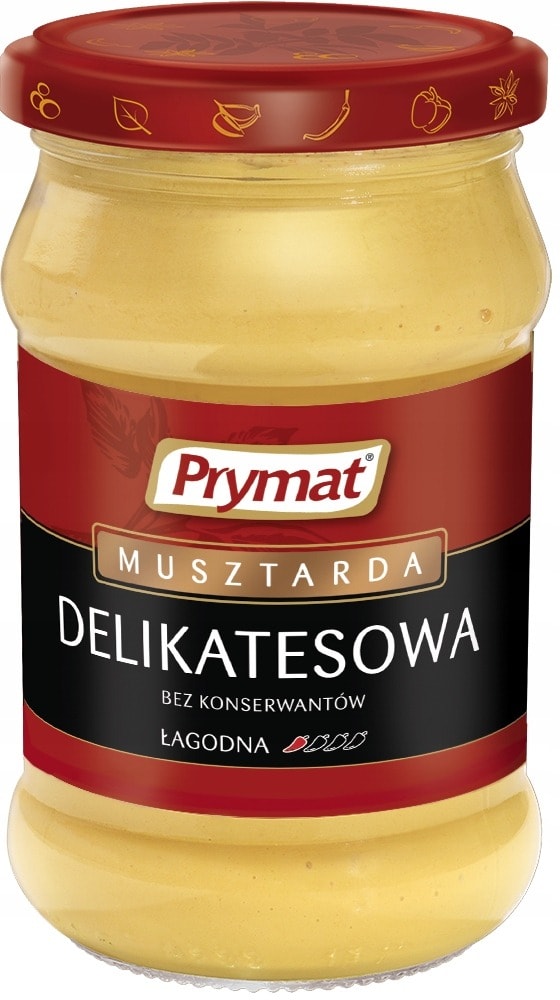 Prymat Delicate Mustard - creamy and mild 296 g