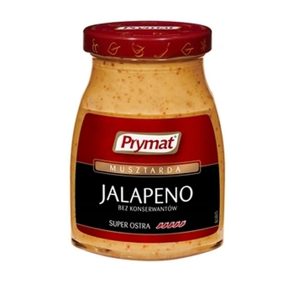 Prymat Jalapeno Mustard 180g - spicy addition to dishes