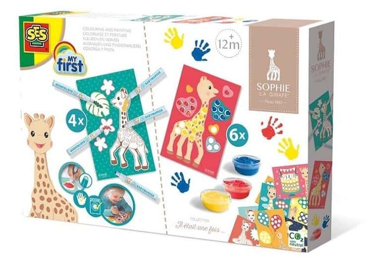 Sophie the Giraffe - My First Coloring and Painting Set - creative set for kids
