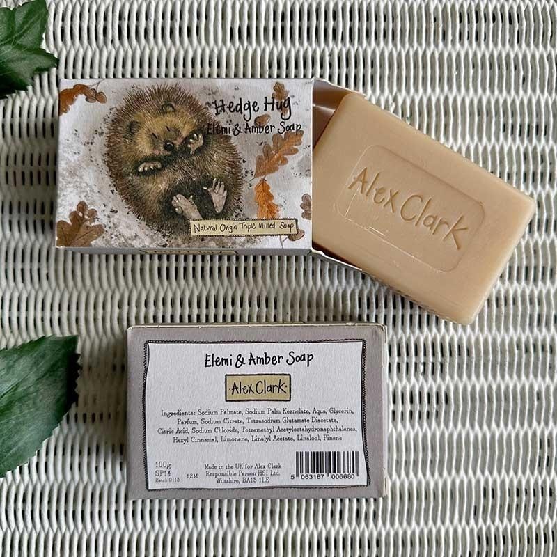 Alex Clark Decorative Soap Bar Hedgehog - natural and charming