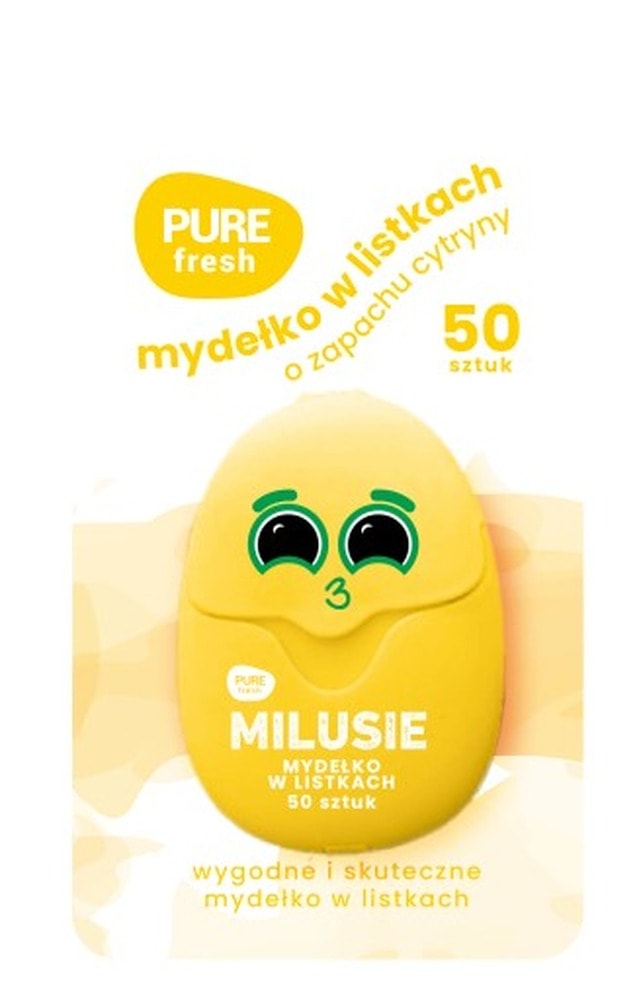 Milusie Pure Fresh - Soap leaves 50 pieces for the whole family