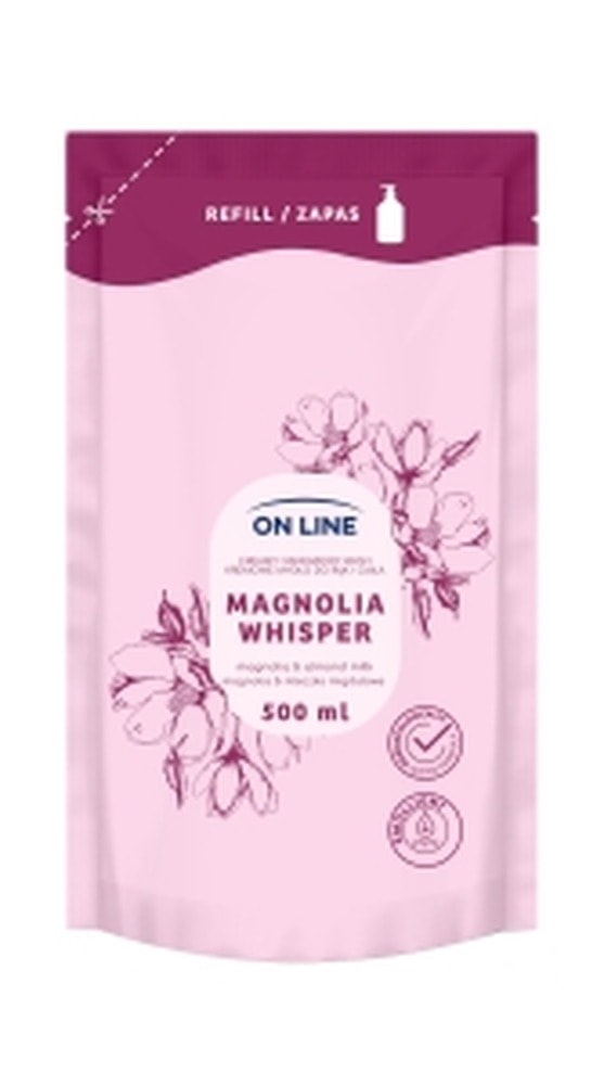 On Line Liquid Soap Magnolia - refill 500 ml for the whole family