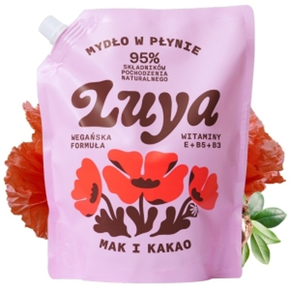 LUYA Liquid soap refill Mac and Cocoa 800 ml - for the whole family