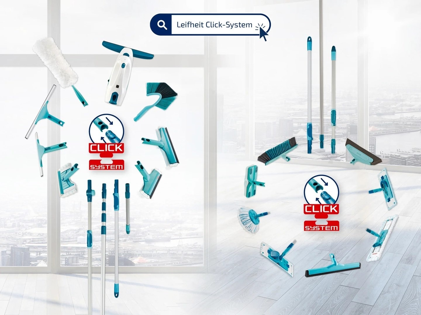 Leifheit Nemo 51042 - Window cleaner for perfect cleanliness