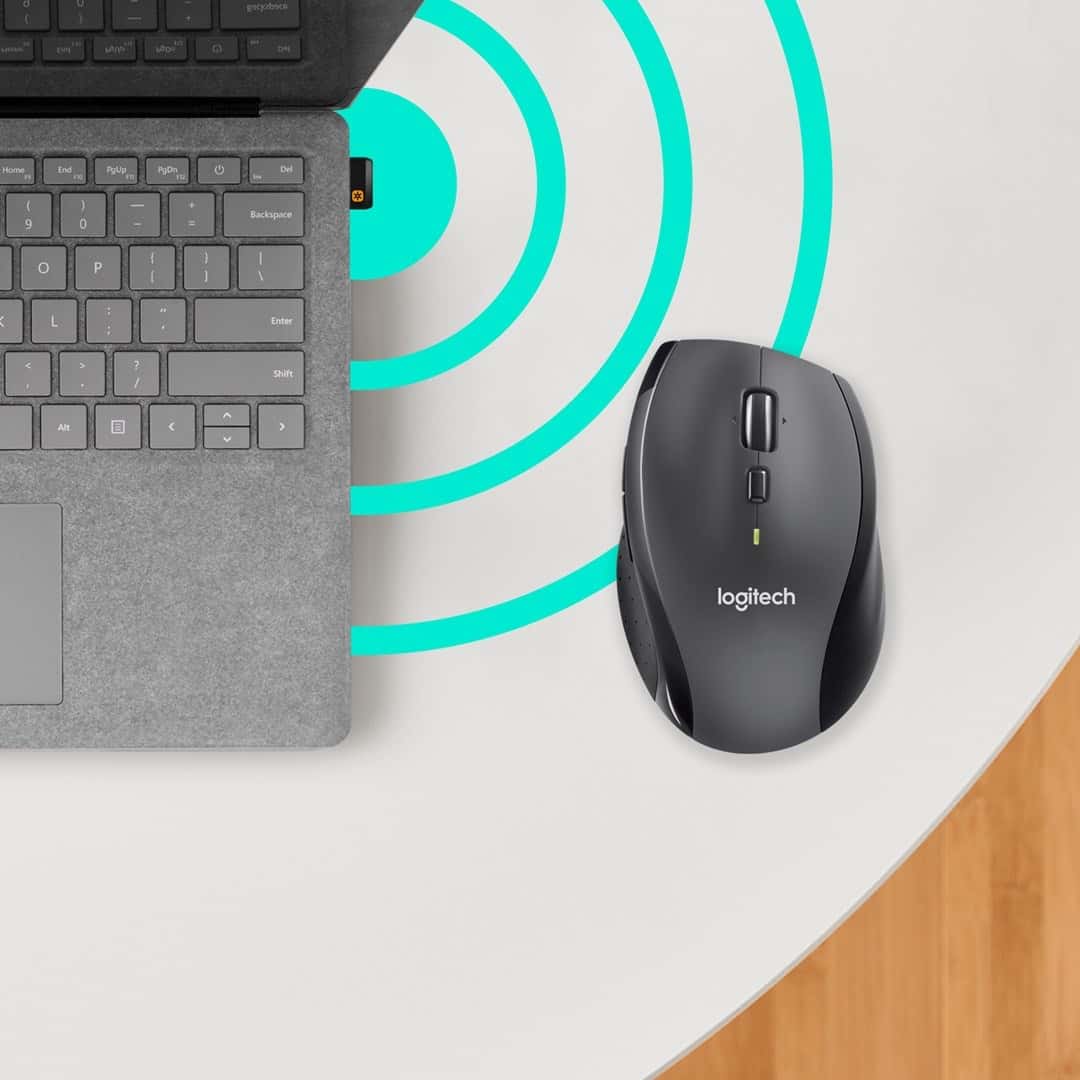 Logitech M705 Marathon - Wireless mouse with hyper-fast scrolling