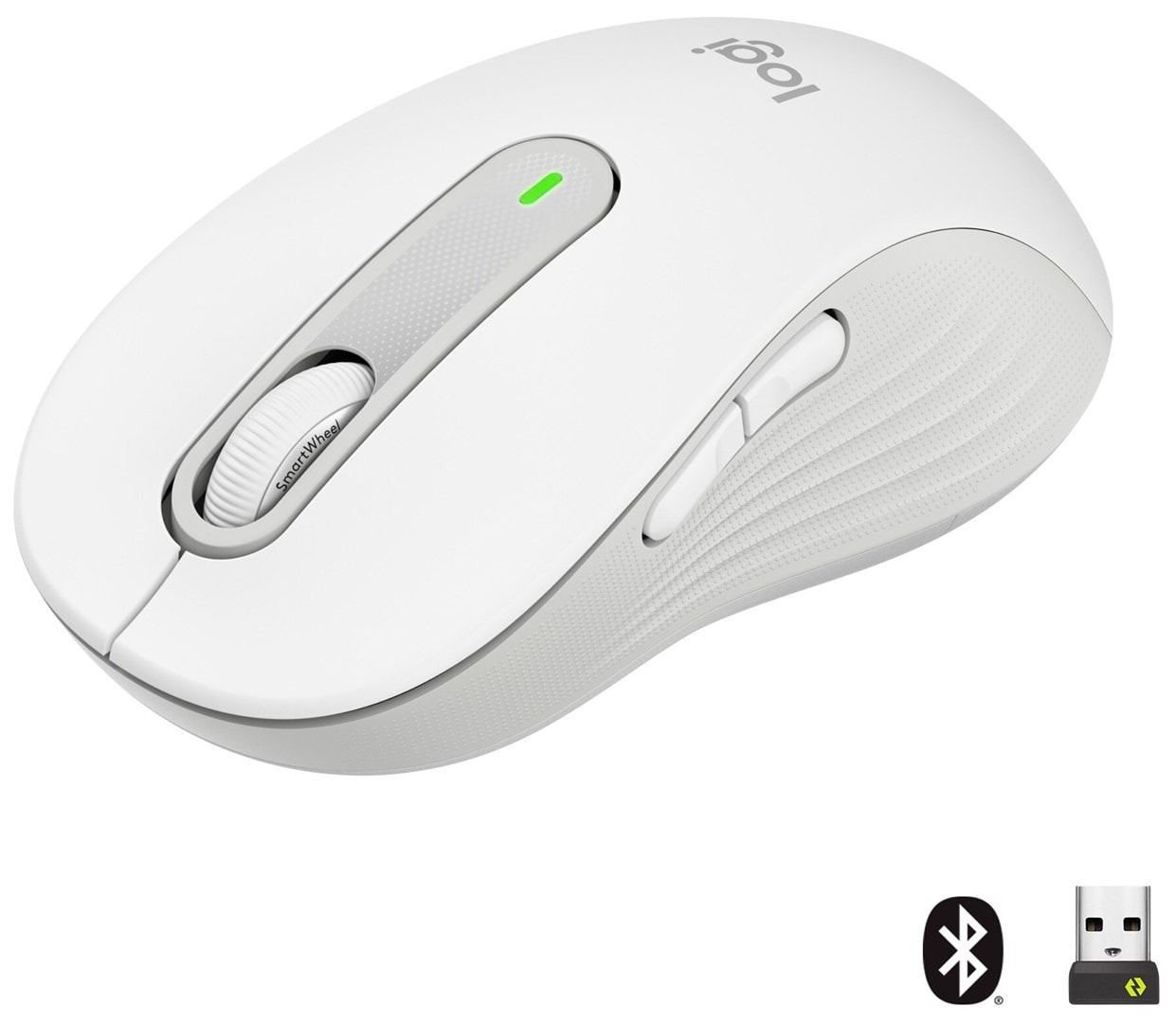 Logitech Signature M650 L - Wireless Mouse Off-White for Your Comfort